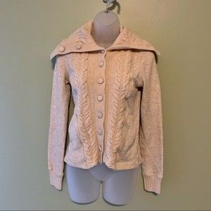 Saturday Sunday Fisherman Knit Cardigan, Small